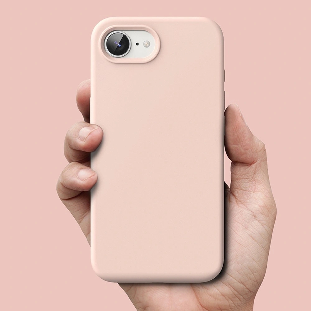 Etui Ringke Silicone Magnetic do Apple iPhone 16e, różowe